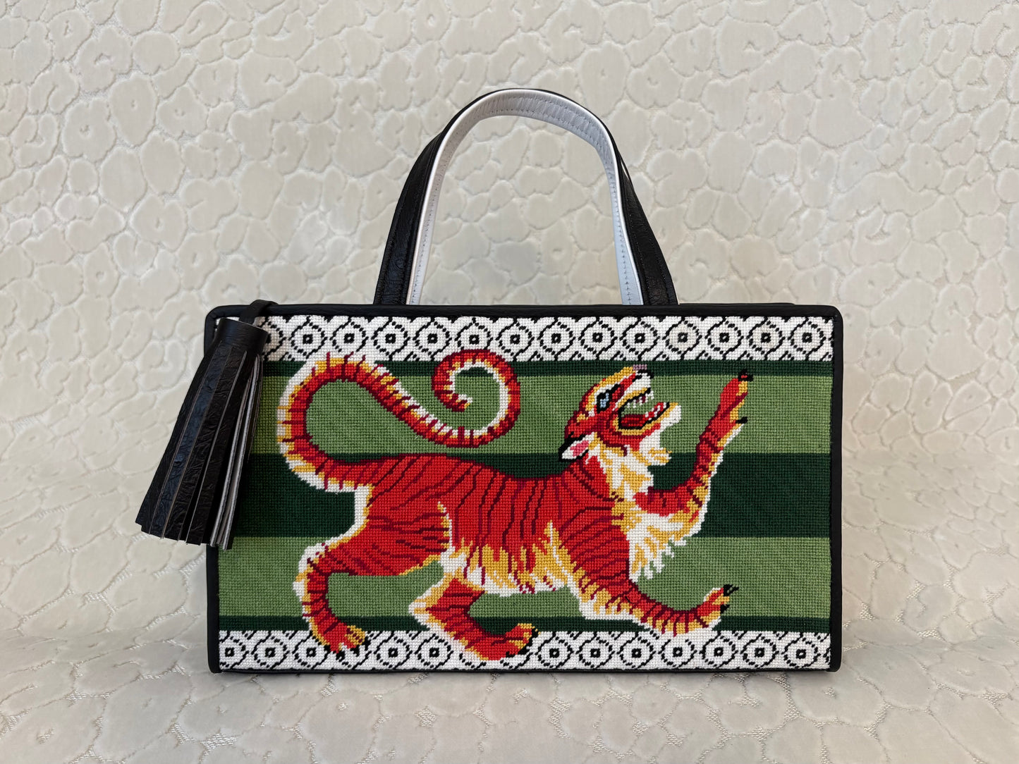 Regal Tiger Crest Clutch