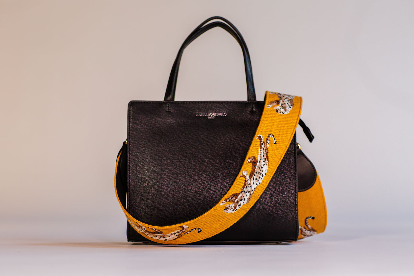 White Leopard Strap