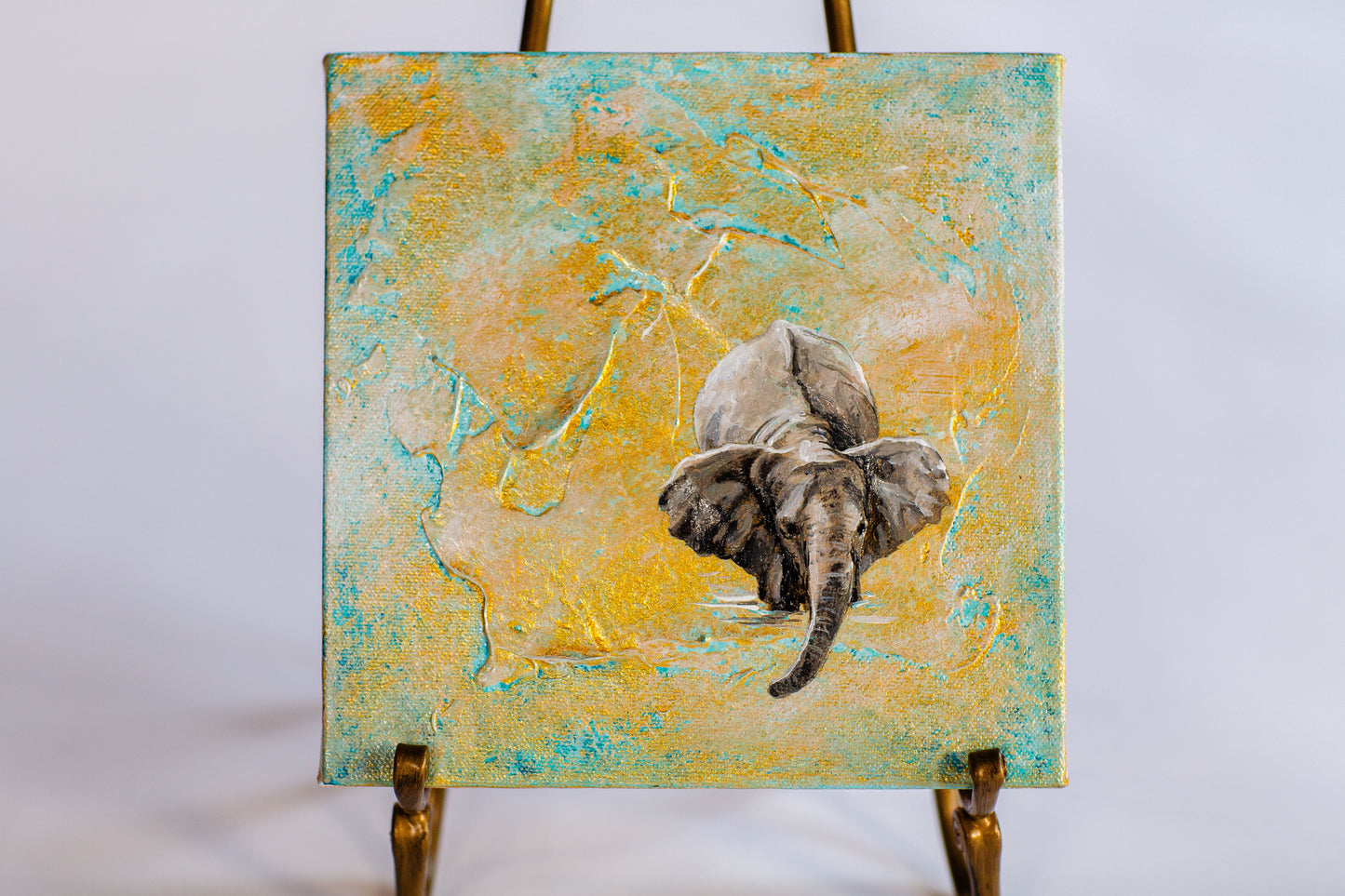 Bathing Elephant