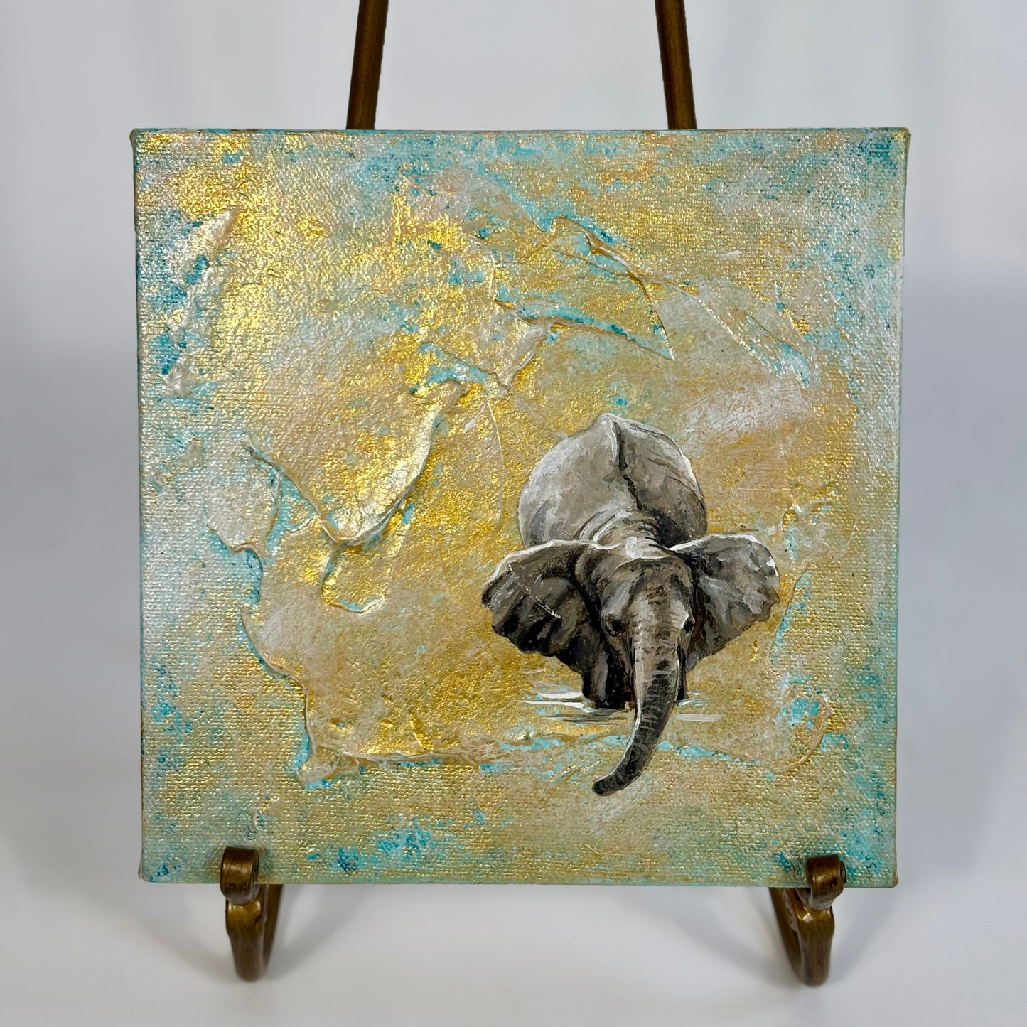 Bathing Elephant