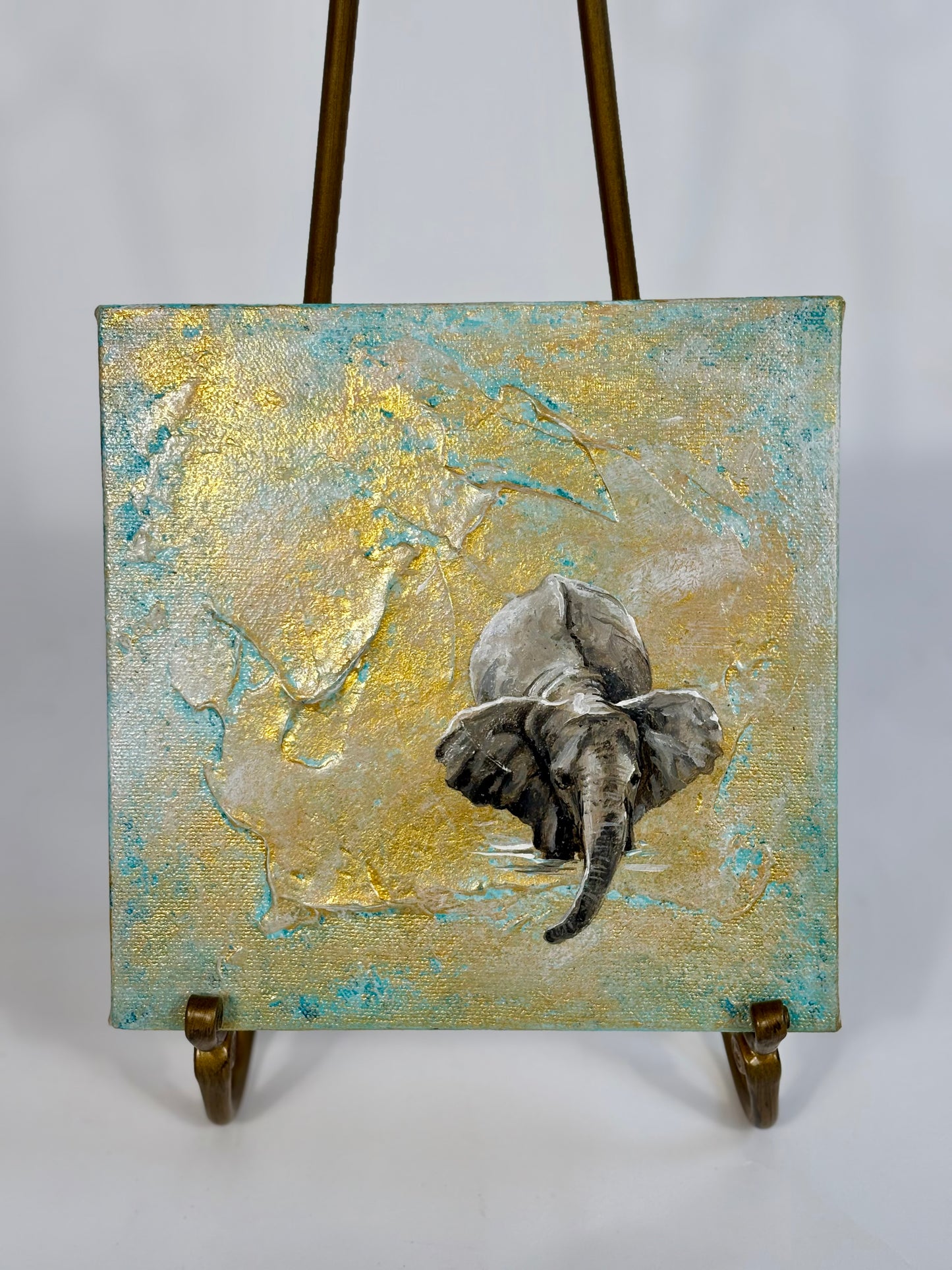 Bathing Elephant