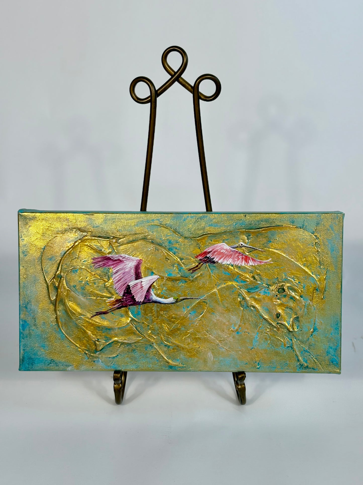 Soaring Spoonbills