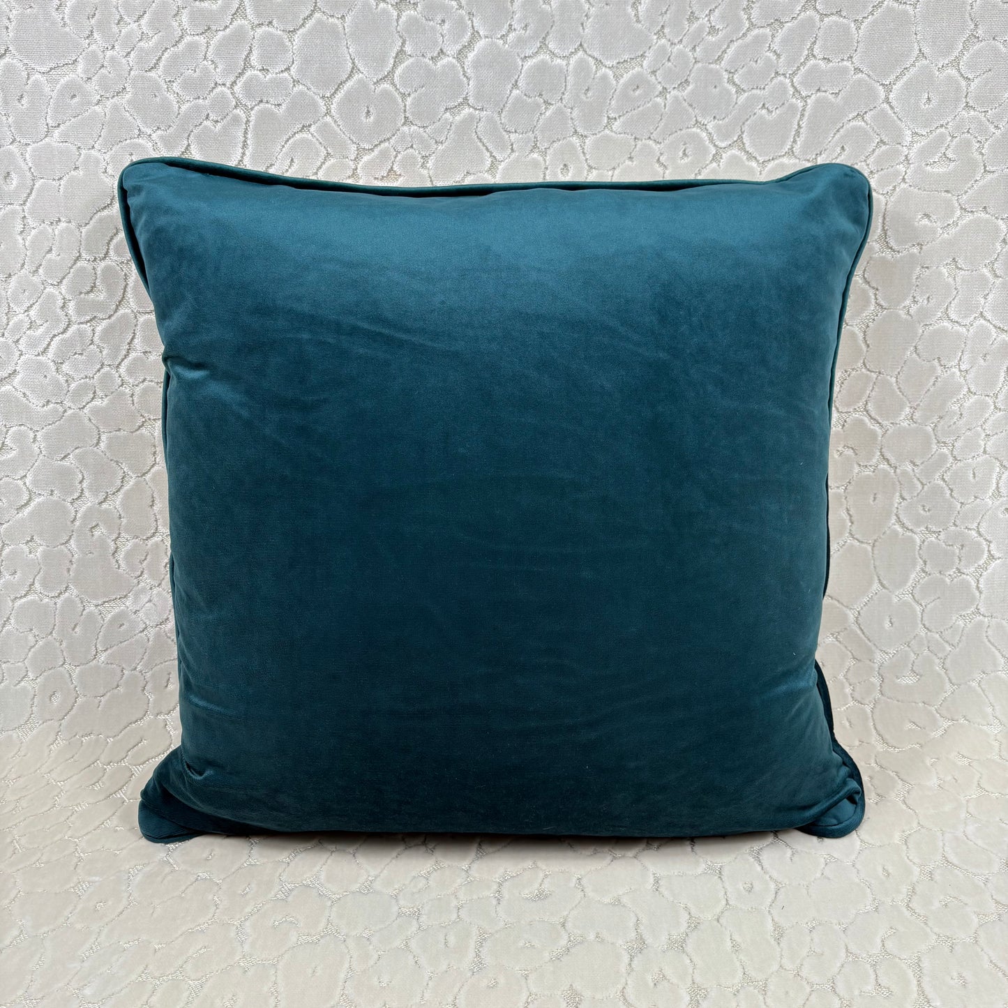 Embroidered Monkey Pillow