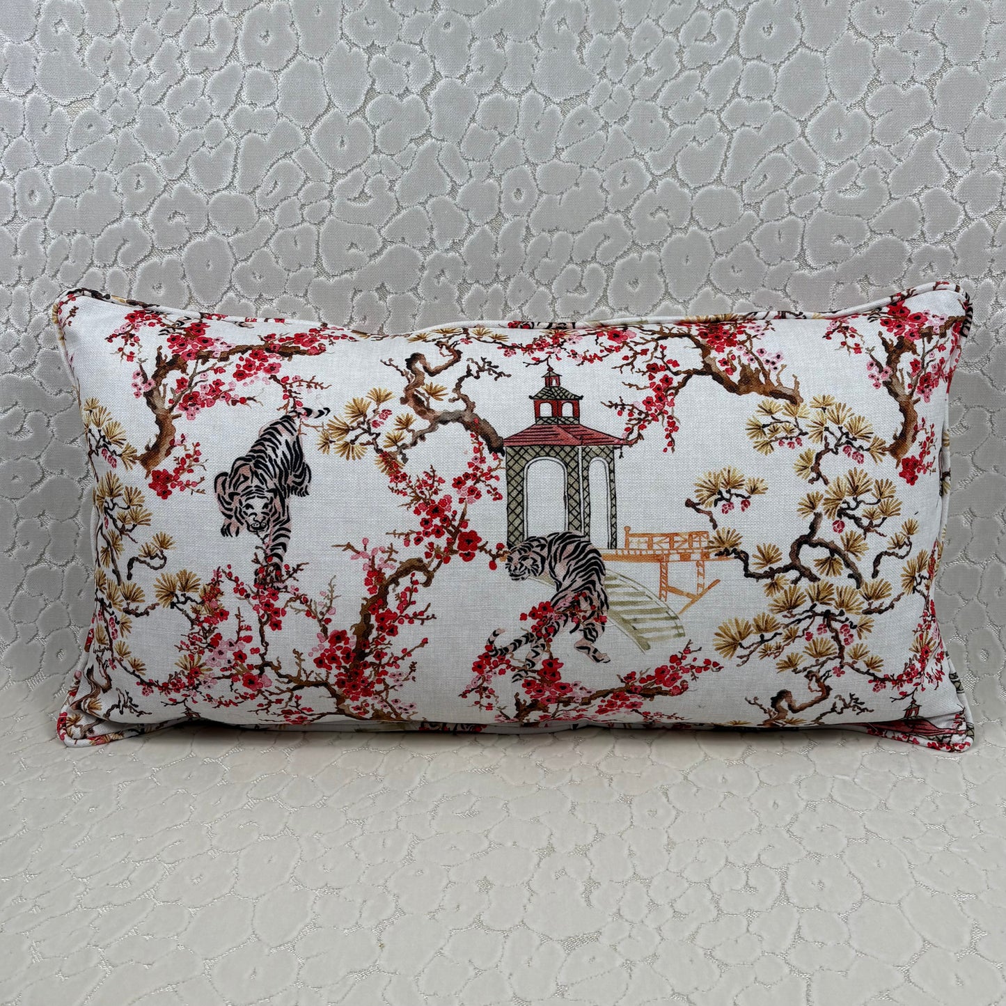 Cherry Blossom Lumbar Pillow