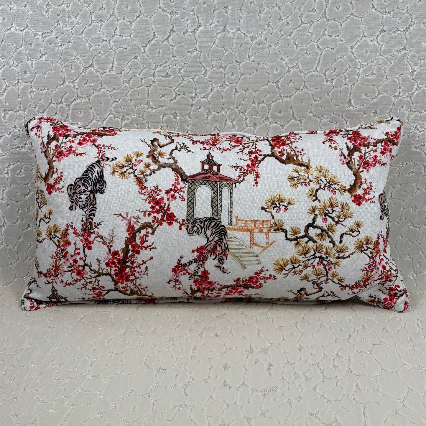 Cherry Blossom Lumbar Pillow