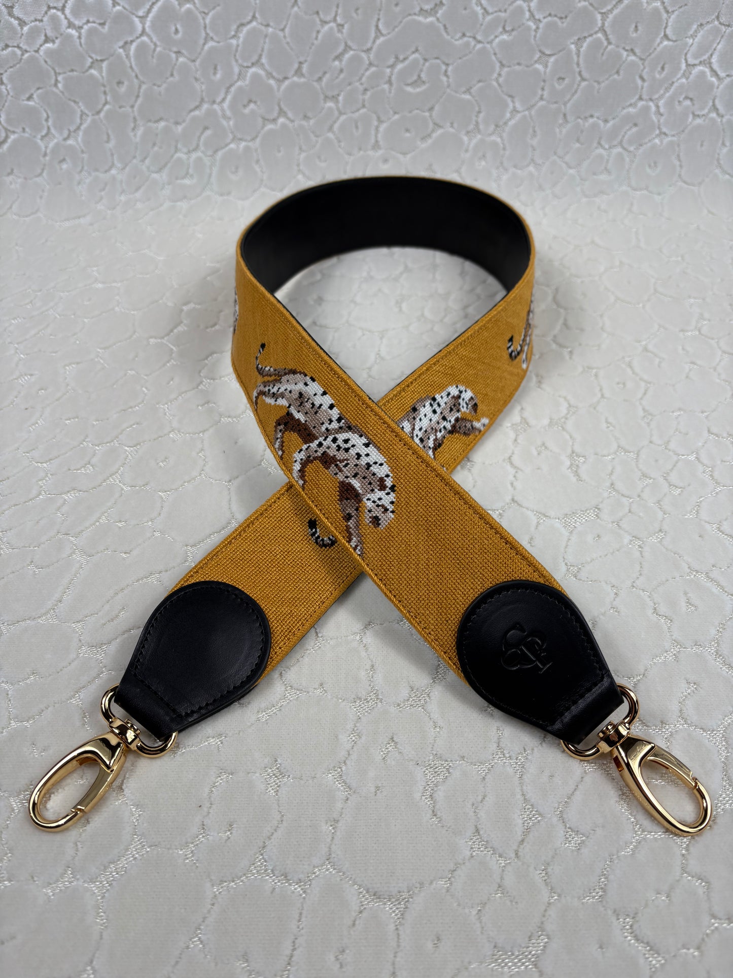 White Leopard Strap