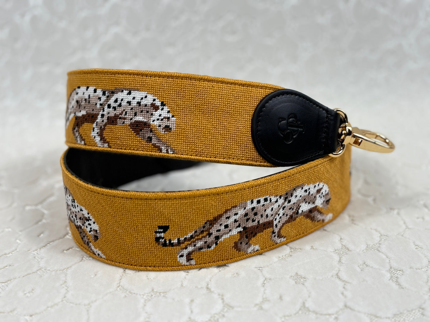 White Leopard Strap