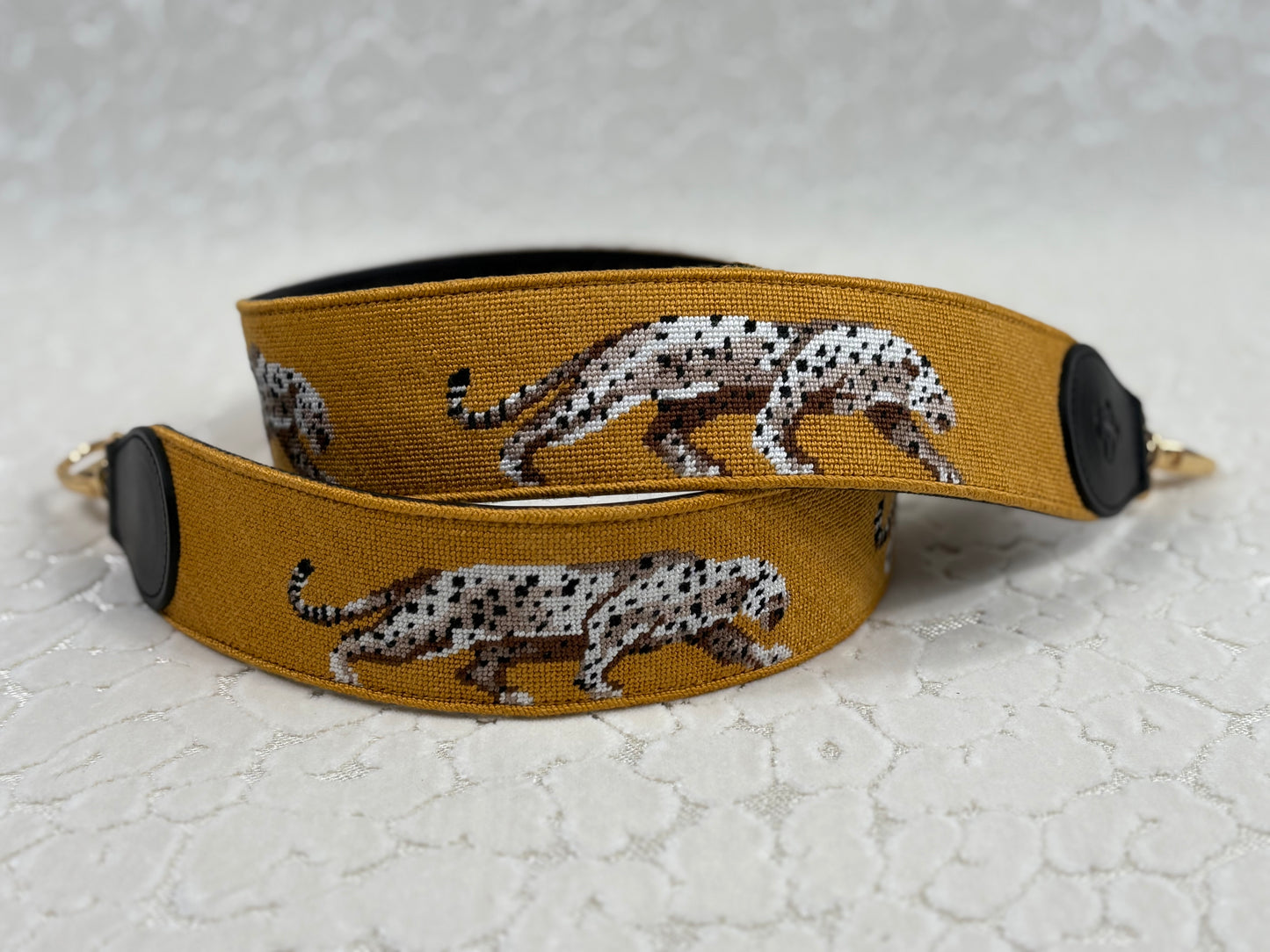 White Leopard Strap