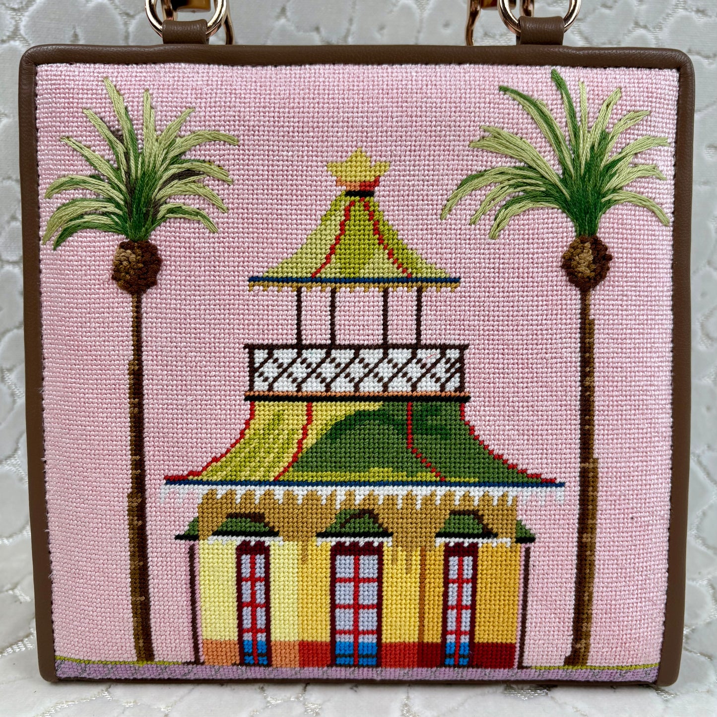 Tropical Pavilion Clutch