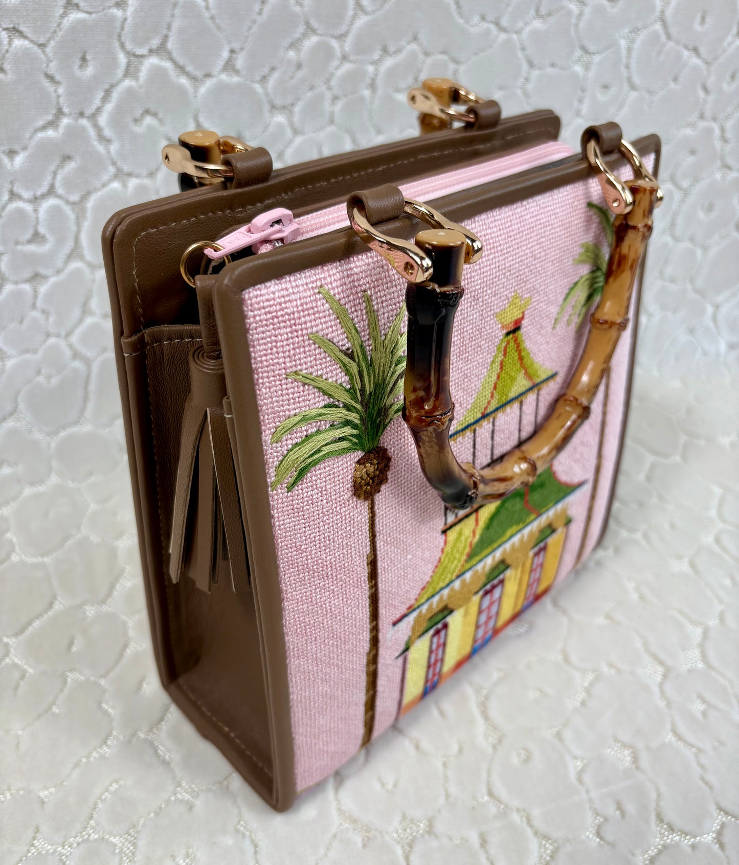 Tropical Pavilion Clutch