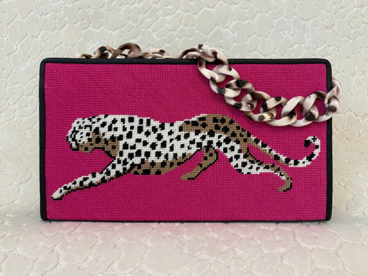 Fierce in Fuchsia Clutch