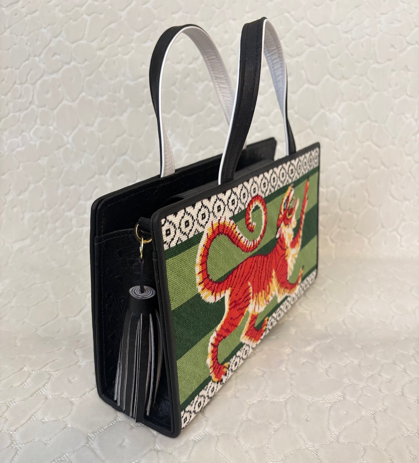 Regal Tiger Crest Clutch