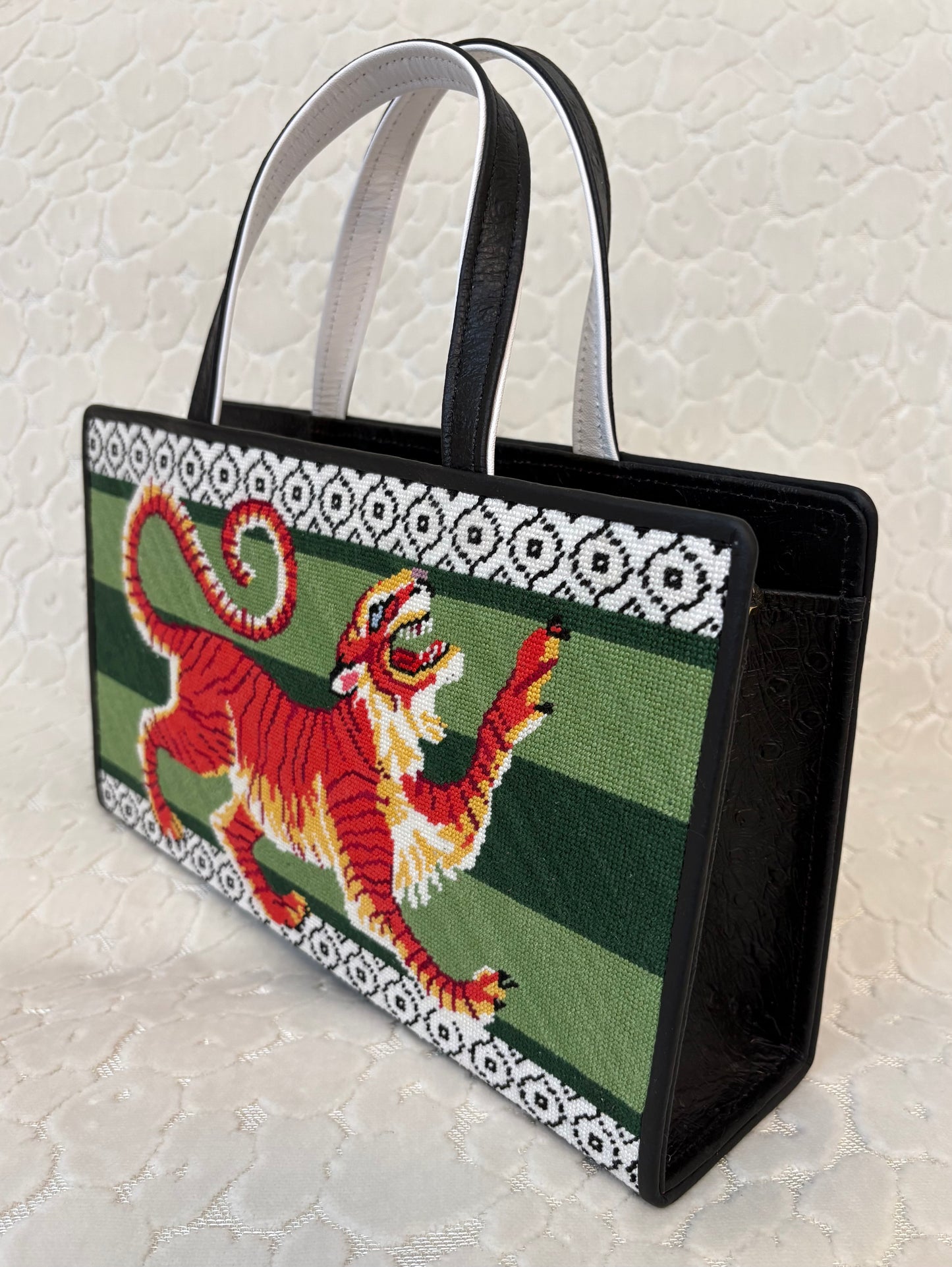 Regal Tiger Crest Clutch