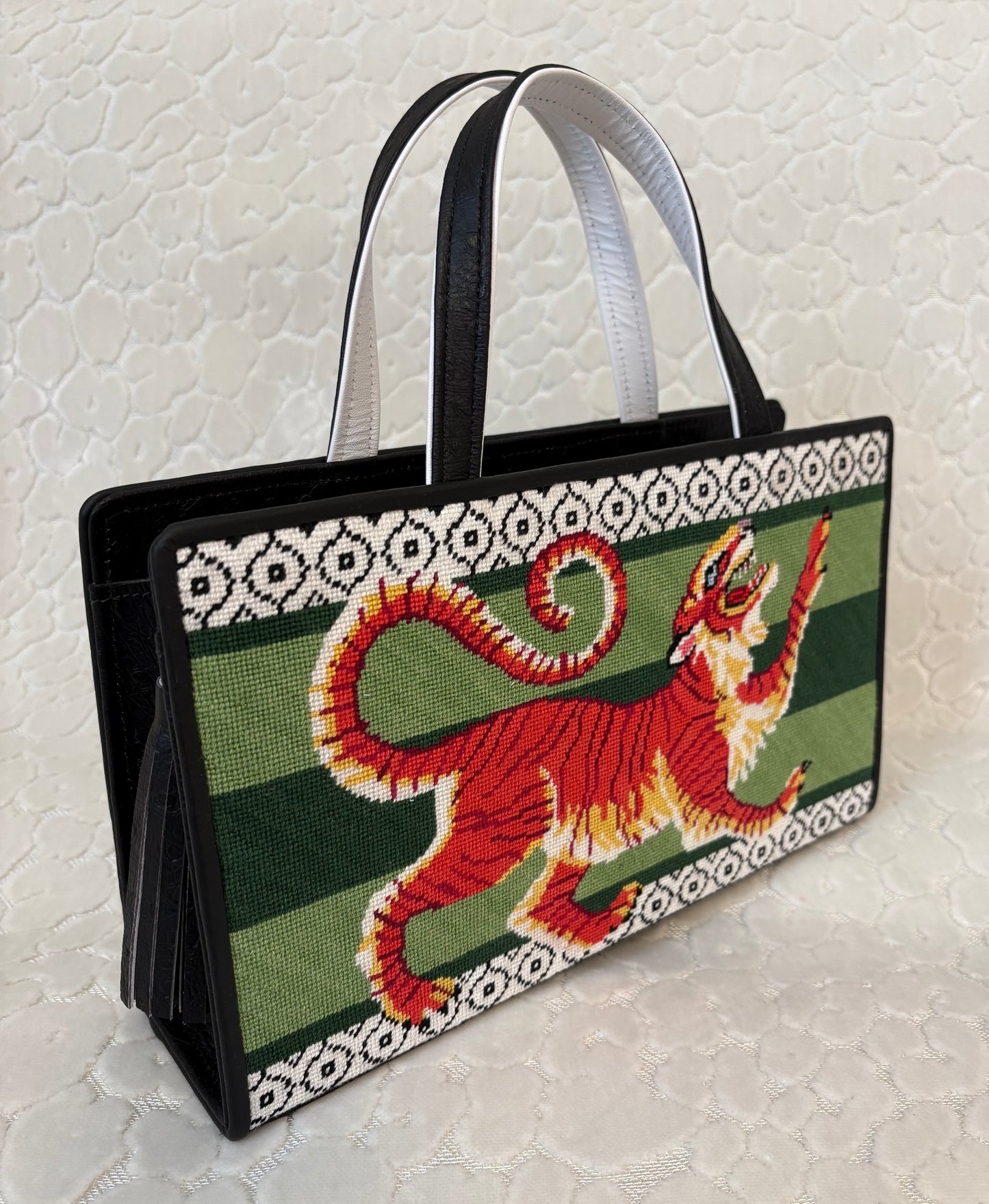 Regal Tiger Crest Clutch