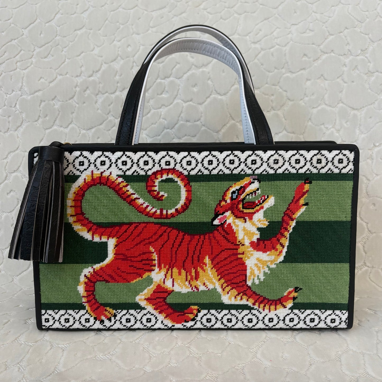 Regal Tiger Crest Clutch