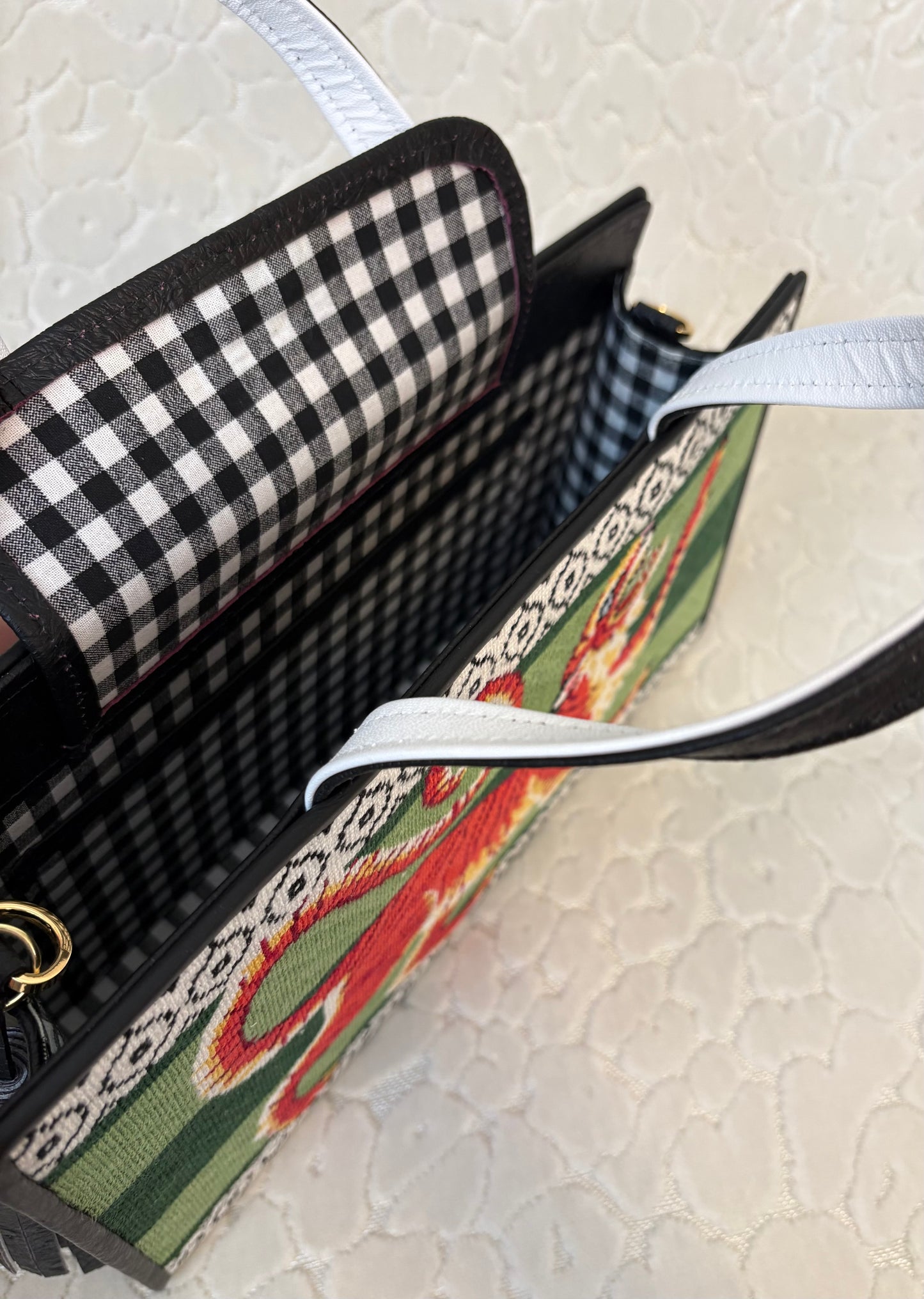 Regal Tiger Crest Clutch