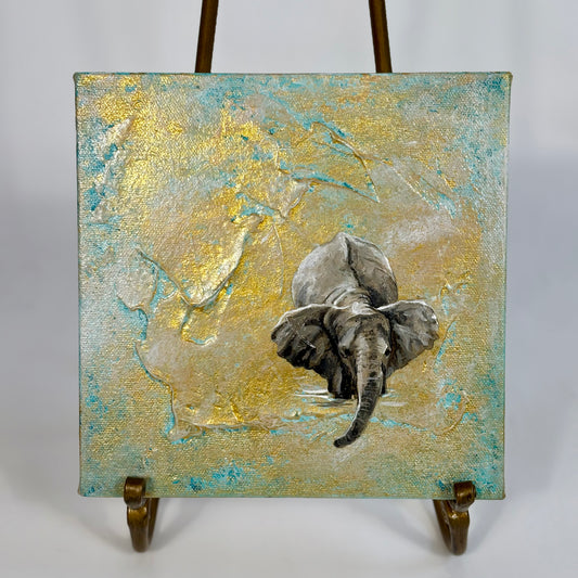 Bathing Elephant