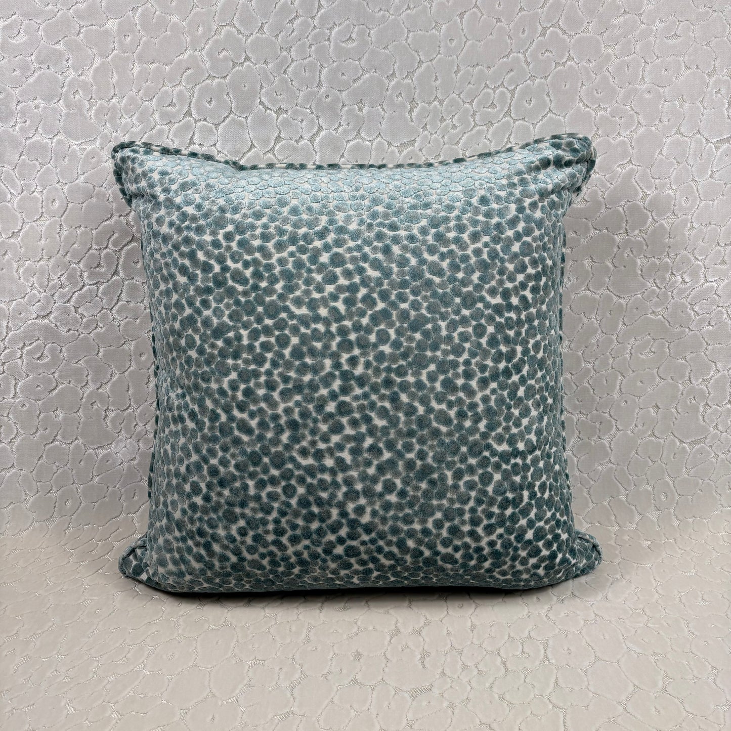 Light Blue Speckled Pillow