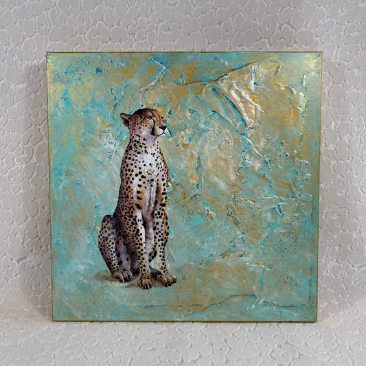 Sitting Cheetah