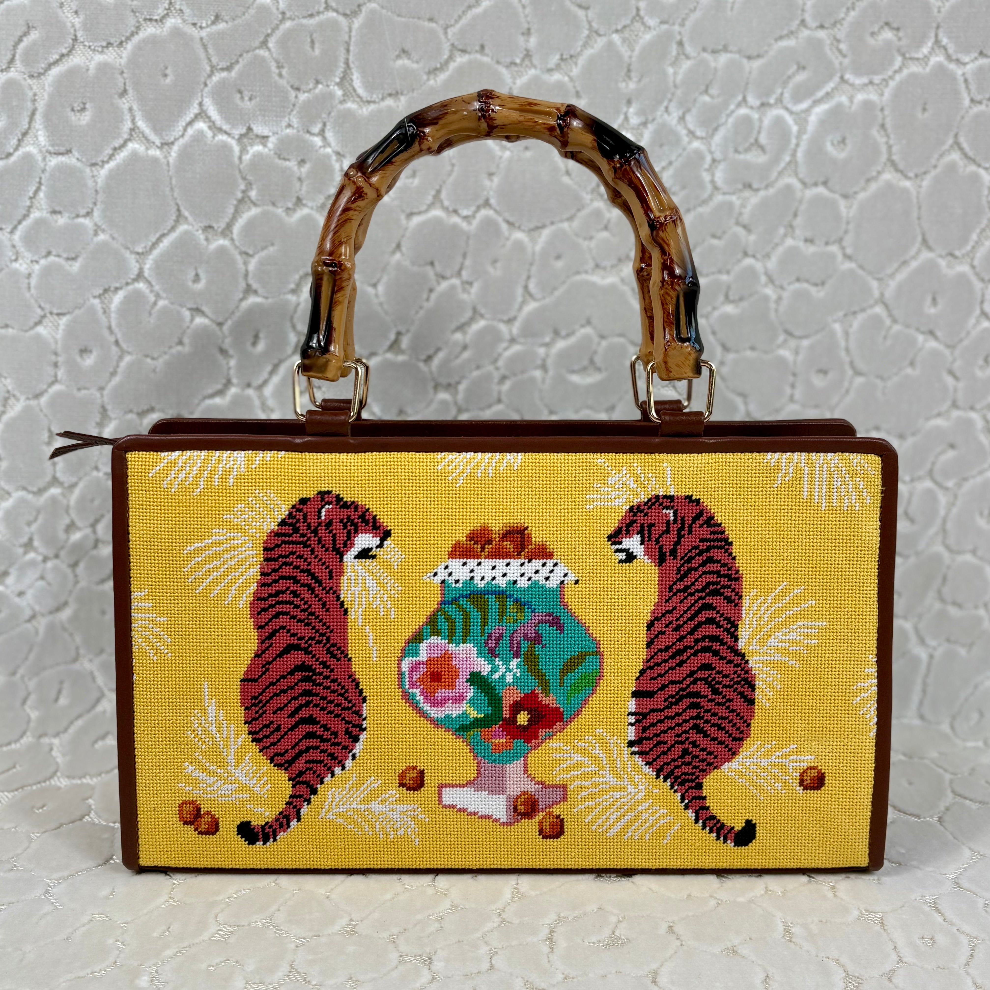 Two Tigers with Urn Clutch – Colors of Praise Decor & Design